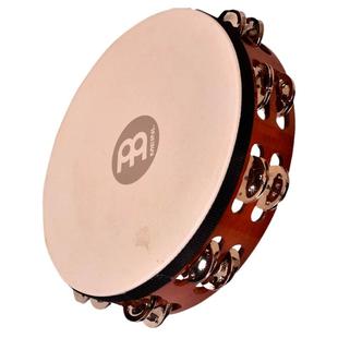 德国麦尔MEINL打击乐器不锈钢双排铃鼓羊皮手鼓单排铜片铃鼓铃圈