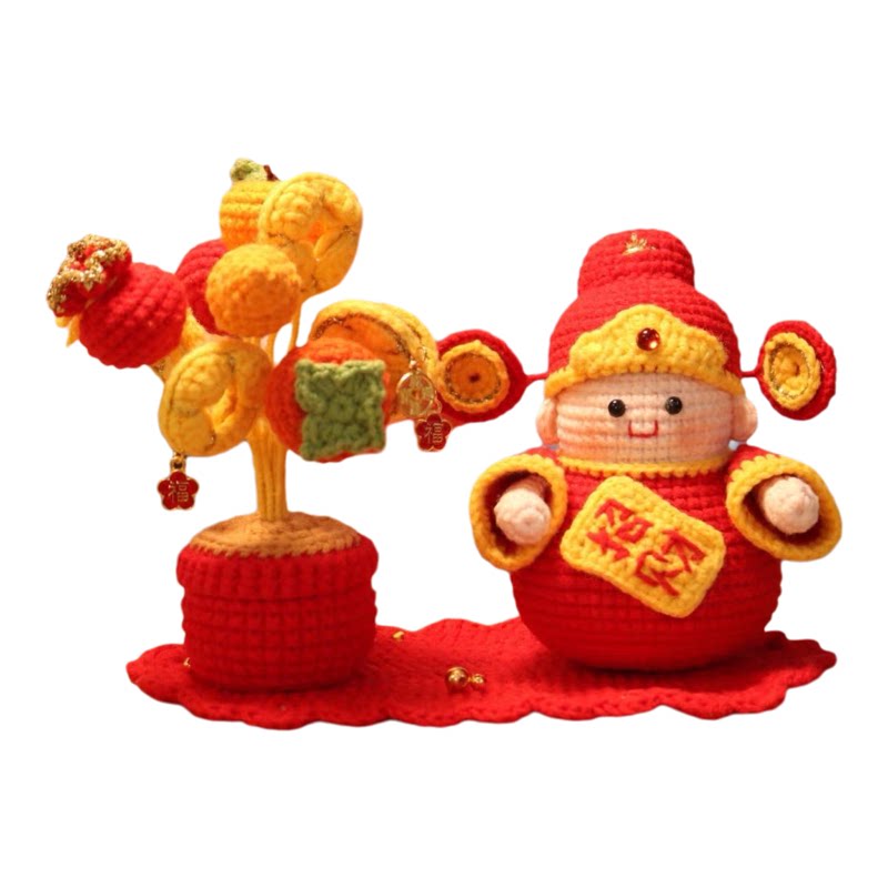财神爷车载摆件成品财神爷摆件