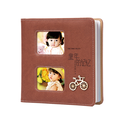 宝宝diy定制相册高端皮质纪念册