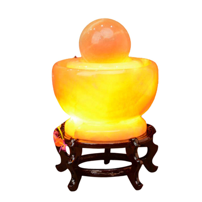 开业乔迁礼品风水球流水摆件加湿