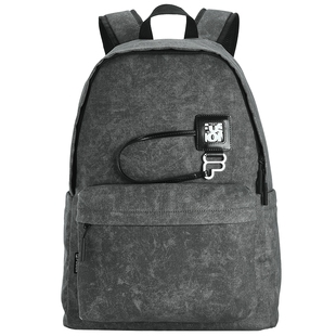 FILA FUSION斐乐双肩包男轻便背包春季通勤帆布运动书包女电脑包