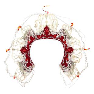 云肩女马面裙刺绣流苏假领复古披肩国风汉服敬酒旗袍配饰外搭坎肩