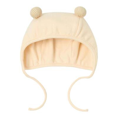 尼多熊婴儿胎帽护耳帽自发热纤维