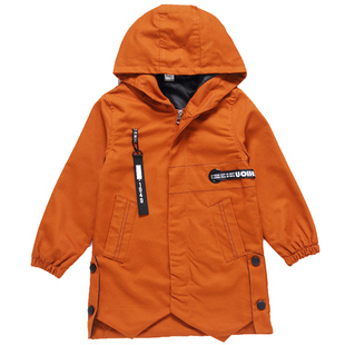 男童装冬装外套2025新款儿童洋气中大童秋装风衣秋冬季中长款加厚