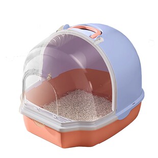 猫砂盆超大号全半封闭翻盖式猫厕所防臭防外溅猫沙屎盆子猫咪用品