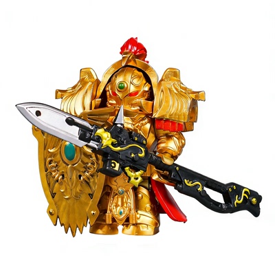 战锤40K星际战士禁军天鹰盔甲战士积木人仔摆件收藏男孩生日礼物