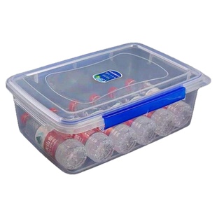 长方形保鲜盒透明pp5食品盒塑料透明保鲜盒冰箱收纳盒食品包装