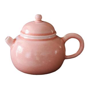 天野造物漫粉宝儿壶景德镇手工陶瓷功夫茶具具轮珠少女心茶壶承