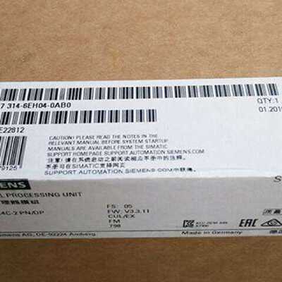议价6ES7 314-6EH04-0AB0西门子S7-300 CPU中央处理器2PN/DP代理