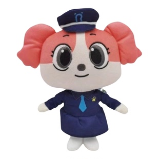 可爱拉布拉多警长小蝶杜宾卡通狗毛绒玩具儿童抱枕男女孩生日礼物