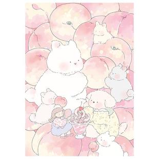 大角色折纸花间小满A4彩纸手工纸幼儿园儿童手工彩纸多种图案可爱少女心长方形单面单色手工纸印花纸飞机折纸