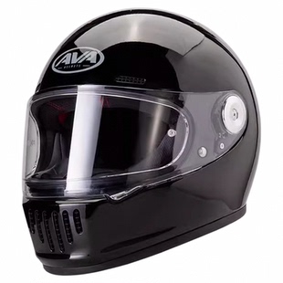 AVA王朝 复古头盔摩托车 玻璃纤维男女RA机车全盔四季通勤3C认证