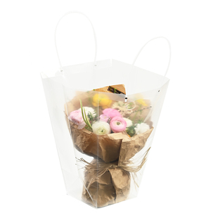 流星雨透明花束手提袋鲜花玫瑰干花包装袋子花艺包花材料花店资材