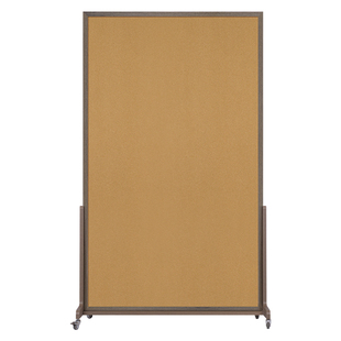 Brandland升级款可移动磁性白板软木板落地式屏风双面直播间背景板磁吸装饰照片墙写字留言展示板水松愿景板