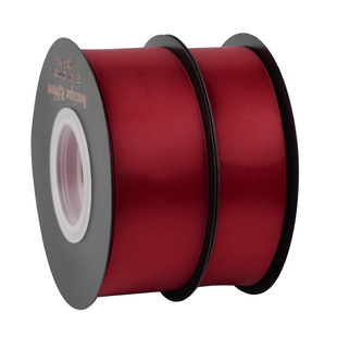 暗红色丝带新年圣诞礼品包装彩带烘焙蛋糕捆绑缎带婚庆场景装饰带