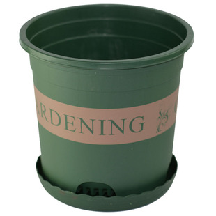 加仑盆花盆塑料黑绿五代托盘加厚特大号迷你盆栽绿植多肉青山特价