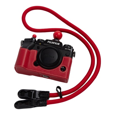 富士XS20保护套XT50红色相机包XT5X100VI适用于xm5xt30ii相机皮套