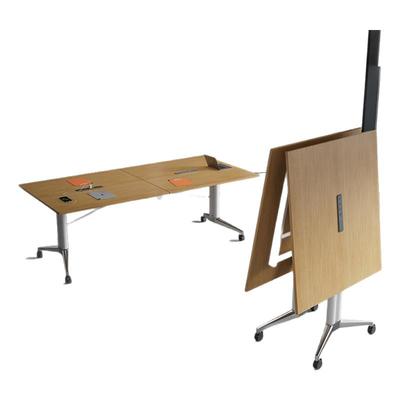 折叠会议桌长条培训可移动