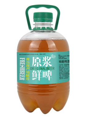 1.5升鲜原浆啤酒青岛产地