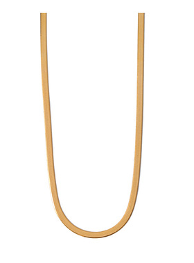 万能百搭基础款光面扁蛇项链