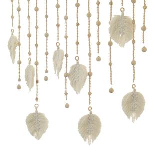 木珠帘北欧装饰定制窗帘门帘隔断帘悬挂隔断帘怀旧手工艺术吊饰