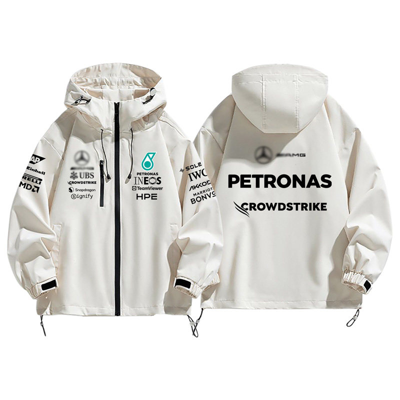 2026赛季新款F1方程式赛车服拉塞尔W17同款外套冲锋衣夹克男宽松