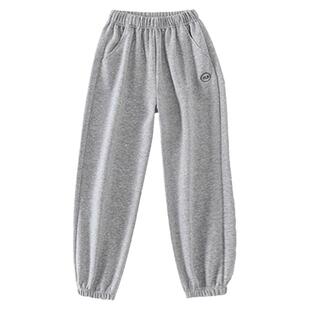 女童裤子春秋2026新款女孩秋冬中大童休闲卫裤长裤春季儿童运动裤