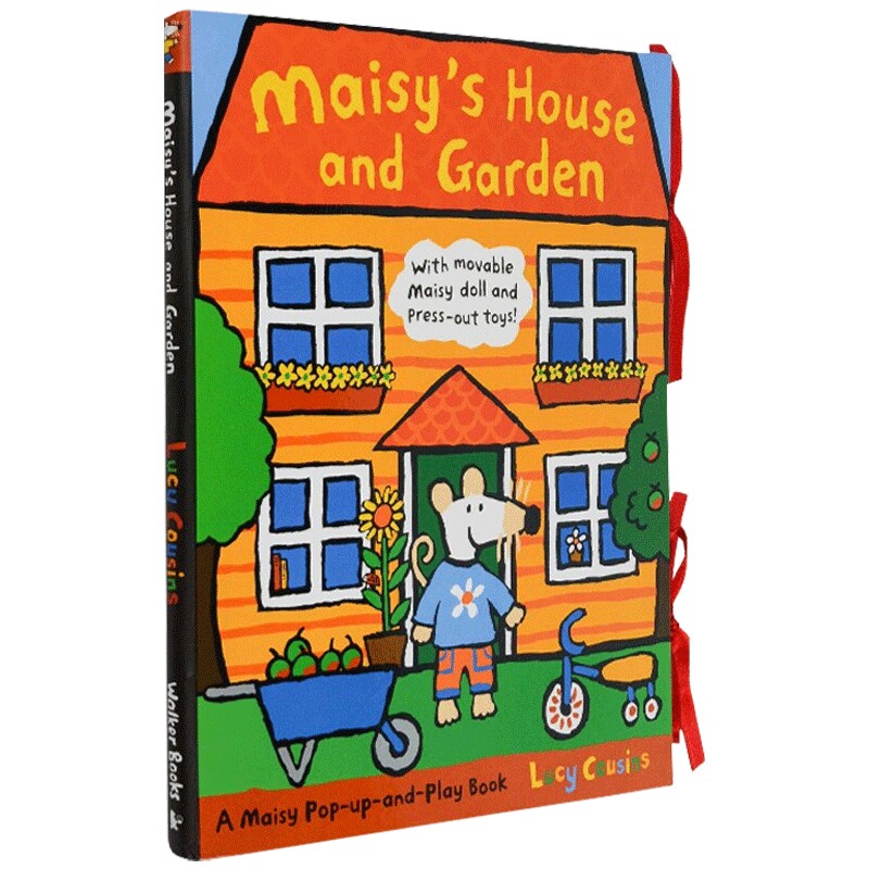 小鼠波波的房子和花园 英文原版 Maisy's House and Garden 搭建立体书场景 Lucy Cousins 精装 英文版进口原版英语书籍儿童外文书