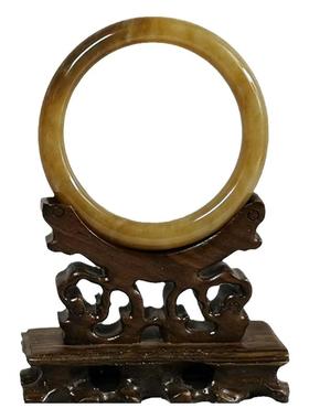 21年老店天然和田玉57mm手镯玉镯