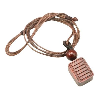 五行项链阿余紫檀原创男女