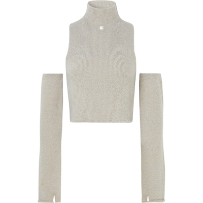 【折扣】LOW CLASSIC女士马海毛混纺针织高领上衣