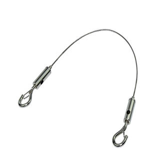 挂画钩画展画廊挂钩不锈钢钢丝绳挂画器 挂画轨道条吊绳索线配件