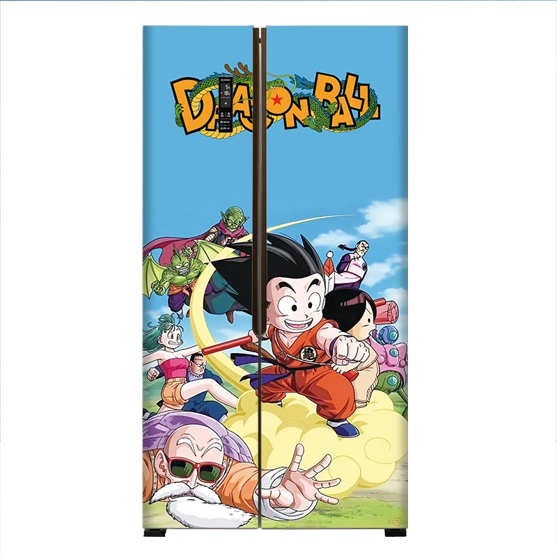 冰箱门贴纸装饰贴画翻新改色专用饮水机立式空调防水自粘卡通龙珠