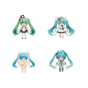 布鲁可积木人初音未来绮遇记Q玩偶盲盒MIKU可爱手办摆件周边玩具