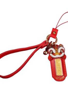 狮来运转黄金挂饰/招财蛇挂饰