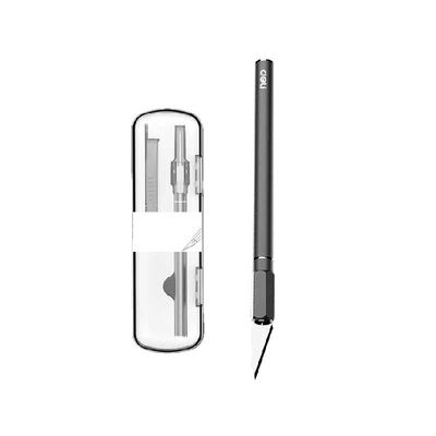 得力雕刻刀木工用带刀片套装