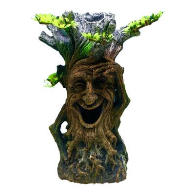 鱼缸爬虫装饰空心躲避树洞虾窝