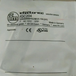议价IGC204 电感式传感器 IGB3008BBPKG/US-104德国IFM易福门