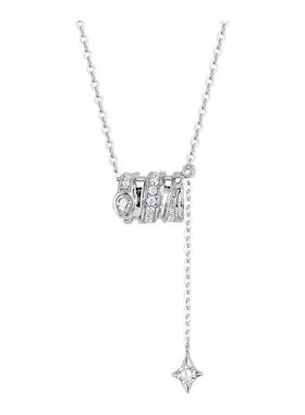 卡蒂罗星愿蛇小蛮腰项链女纯银高级感轻奢小众锁骨链毛衣链生肖