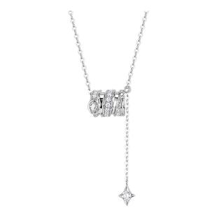 卡蒂罗星愿蛇小蛮腰项链女纯银高级感轻奢小众锁骨链毛衣链生肖