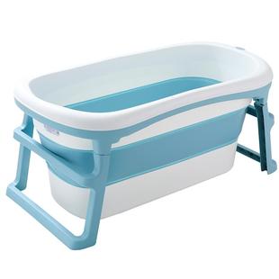 Babyhood/世纪宝贝折叠浴桶大号宝宝游泳洗泡澡家用可坐躺BH-322