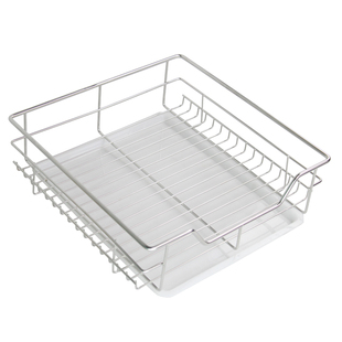 可定制厨房不锈钢橱柜蔬菜水果篮400-450-500-550收纳拉篮调味篮