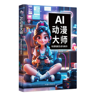 AI动漫大师：动漫短剧生成与制作 AI动漫短剧短视频剪辑制作入门指南 零基础AI动漫短剧短视频实战一本通自媒体运营实操全流程手册