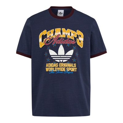 优购adidas阿迪达斯三叶草男子上衣宽松运动休闲短袖T恤LE7356