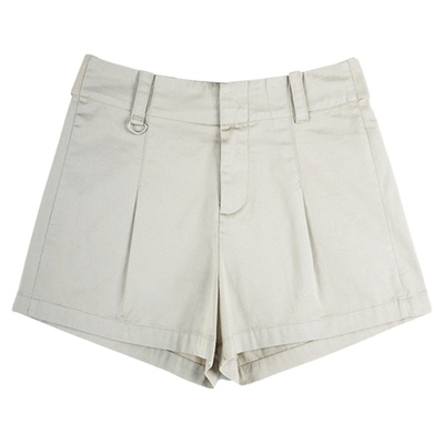 A21女装宽松超高腰阔腿梭织短裤