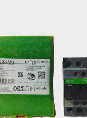 SCHNEIDERELECTRICLC1D25M7TESYSD接触器3POLE25A220V线圈
