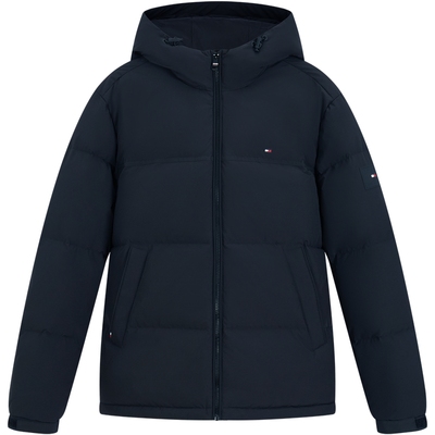 Tommy男装休闲通勤连帽羽绒服