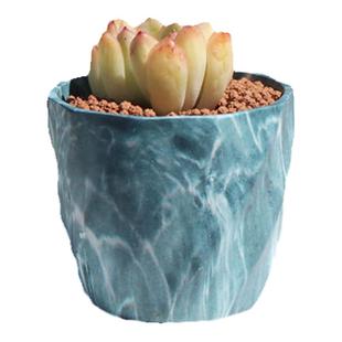 陶然自得新款多肉植物花盆欧式拇指盆粗陶透气盆简约陶瓷花盆批发