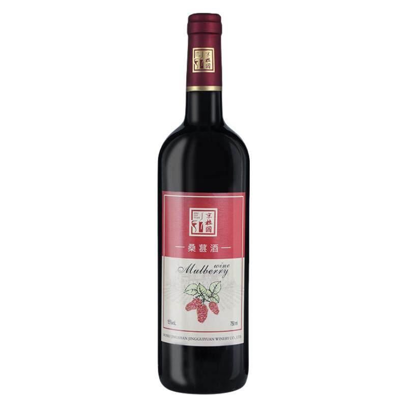 微醺发酵原汁15度桑葚酒半甜