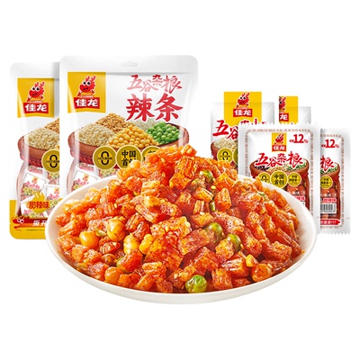 佳龙五谷杂粮辣条儿时经典